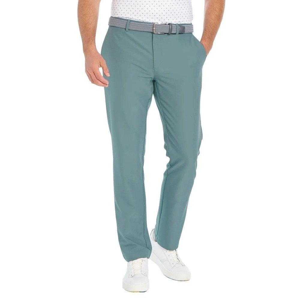 Greg Norman Pants Mens 42x32 Performance Pant Sage Green ML75 Stretch NEW